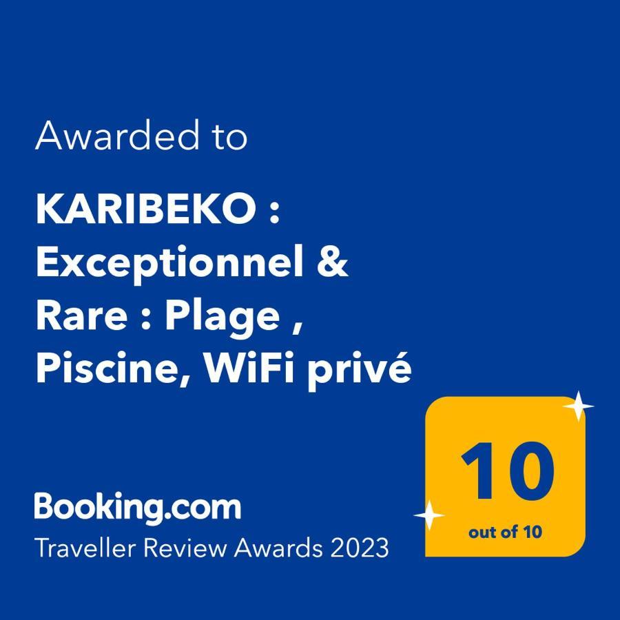 KARIBEKO : Exceptionnel&Rare : Plage , Piscine, WiFi privé Saint-Francois  Exterior foto